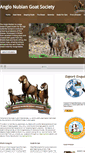 Mobile Screenshot of anglonubiangoatsociety.com